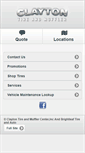 Mobile Screenshot of claytontireandmuffler.com